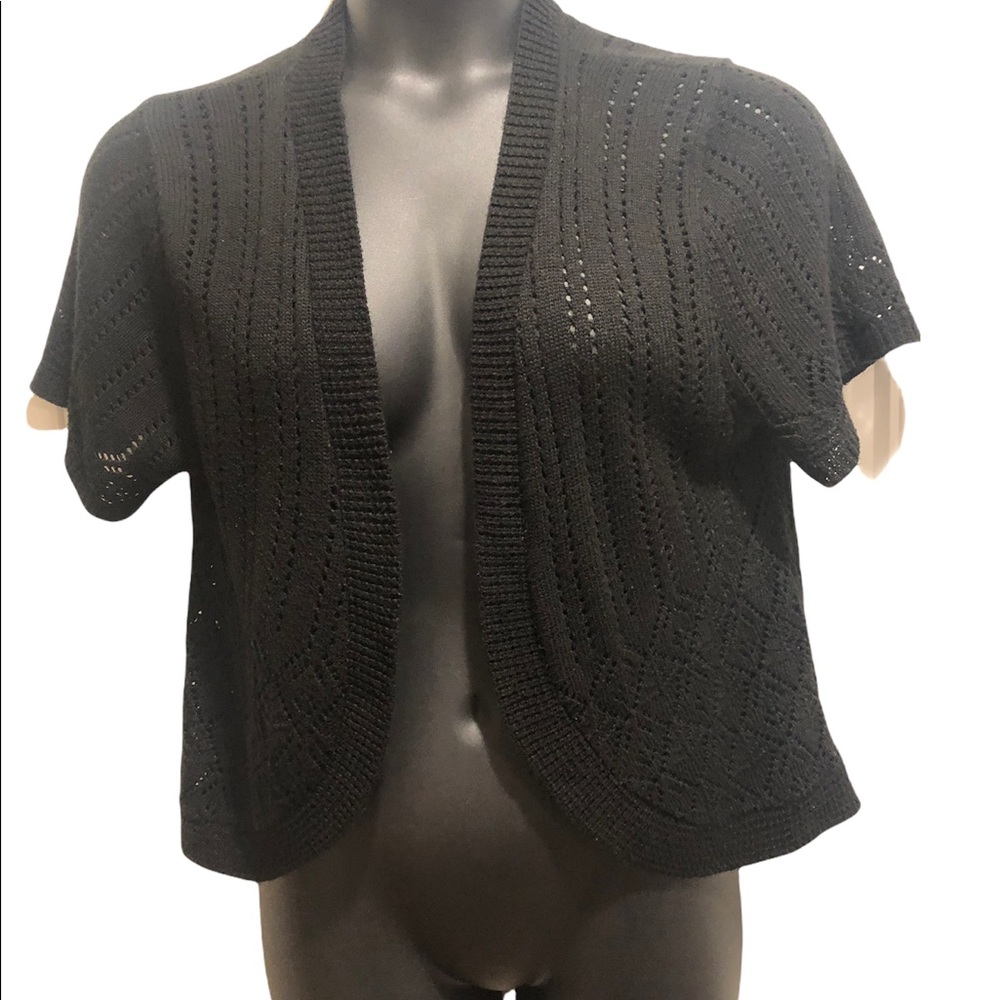 Short Black Cardigan